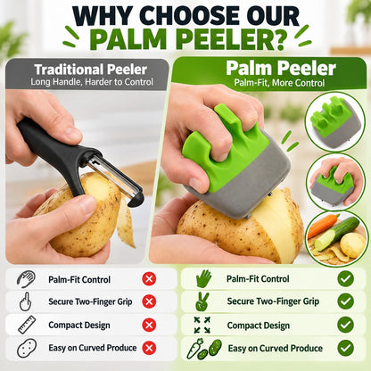 3Pcs Finger Peeler Set – Sharp Blade Vegetable & Fruit Peeler for Quick and Precise Peeling, Random Color